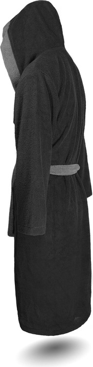 Image du produit Normani Peignoir de bain en coton éponge pour femme, bicolore - OEKO-TEX® 100 - 8783 (4XL)