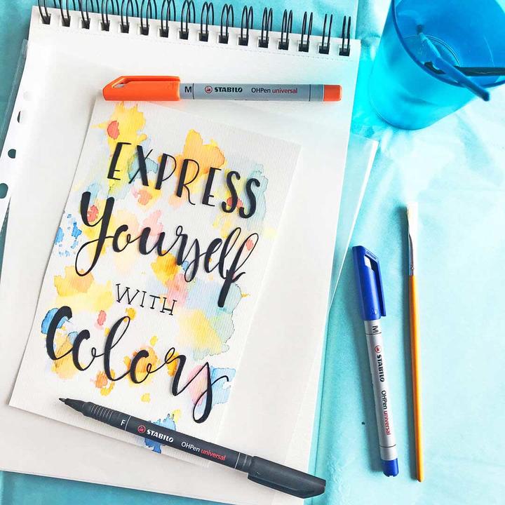 Actual product image STABILO OHPen universal foil pen water-soluble (4 x)