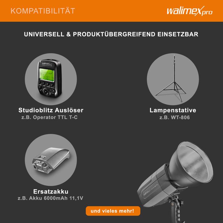 Produktbild Walimex pro pro Akkublitz Mover 400 TTL (400 W, Blitzkopf)