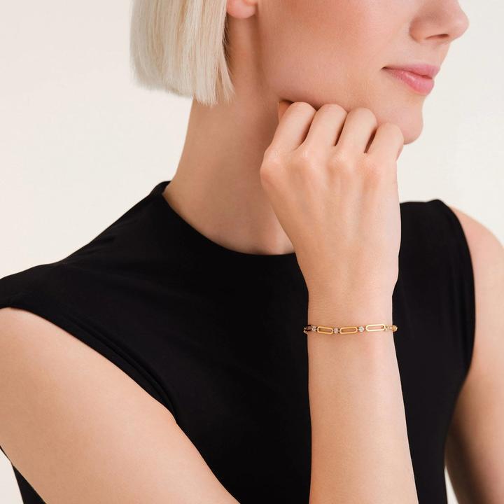 Produktbild Rosefield Armband (19.50 cm, 14K Yellow gold plated stainless steel 316L, Edelstahl)