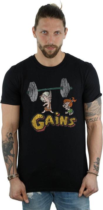 Immagine prodotto The Flintstones Bam Bam Gains Distressed Maglietta Uomo (M)