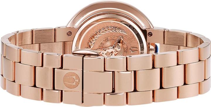 Actual product image Bulova Rubaiyat 98R248 Horloge - Staal - Roskleurig - 35 mm (Analogue wristwatch, 35 mm)