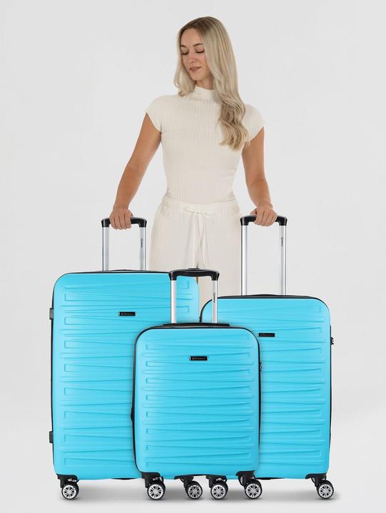 Actual product image Benzi 5493 4 Rollen Kofferset 3-teilig mit Dehnfalte (197 l)