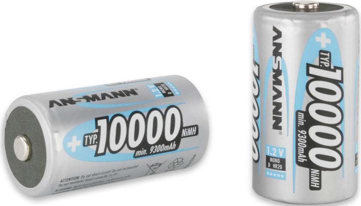Produktbild Ansmann Batterie D - NiMH - (wiederaufladbar) (1 Stk., D, 10000 mAh)