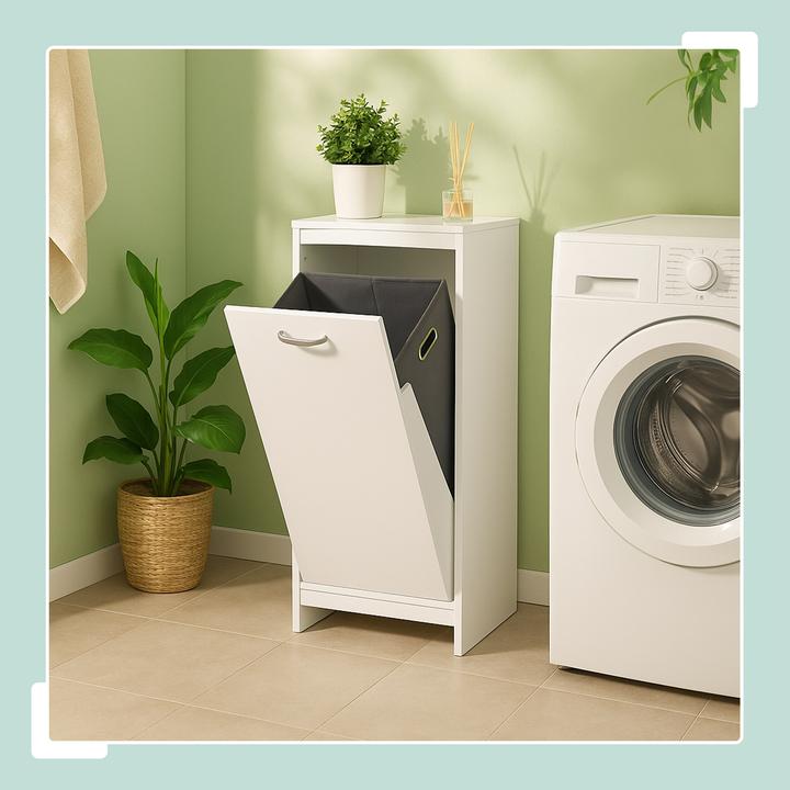 Produktbild Relaxdays Wäscheschrank mit 48 l Wäschesack (48 l)