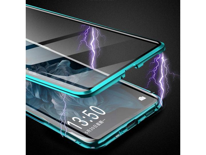 Produktbild G-Case Xiaomi Redmi Note 8 Aluminium Magnetic Glass Case Hülle (Xiaomi Redmi Note 8)