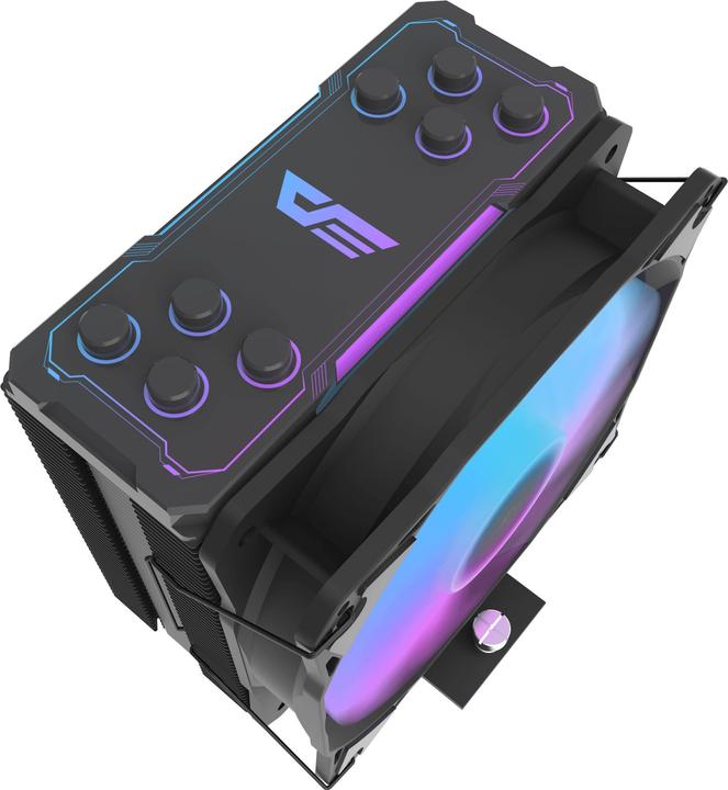 Actual product image Darkflash Tech Darkflash Computer Radiator Z4 PRO MIST BLACK (155 mm)
