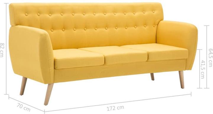 Produktbild vidaXL 3-Sitzer Sofa (3-Sitzer)
