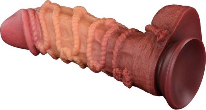 Image du produit Lovetoy Gode extrême avec motif de corde 26.5 cm