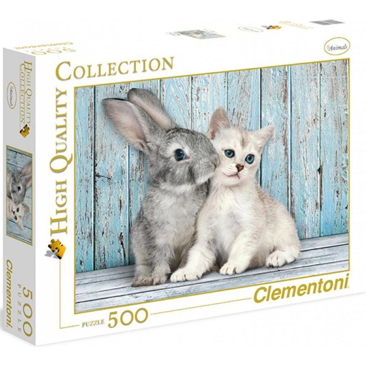 Thumbnail - Clementoni Katze und Hase (500 Teile)