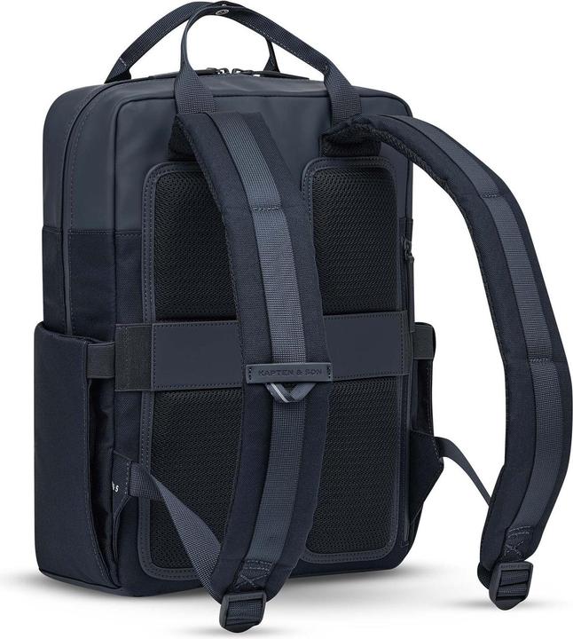 Actual product image Kapten & Son Laptoprugzak / Rugtas / Schooltas 15 Inch Vegan Bergen Pro Walnet Blauw (15 l)