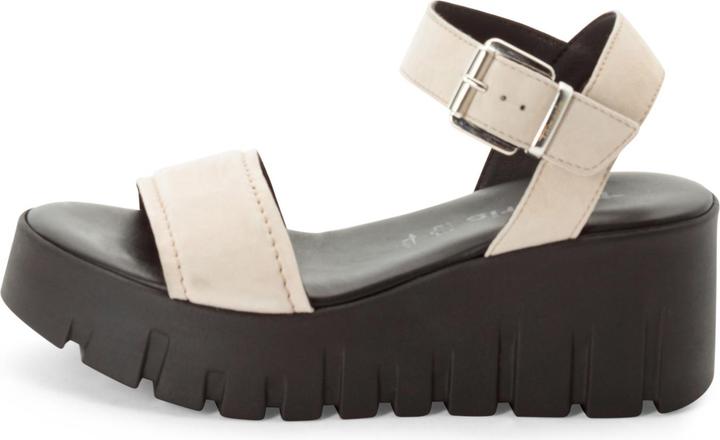 TAUPE SUE/BLK, taupe suede/black