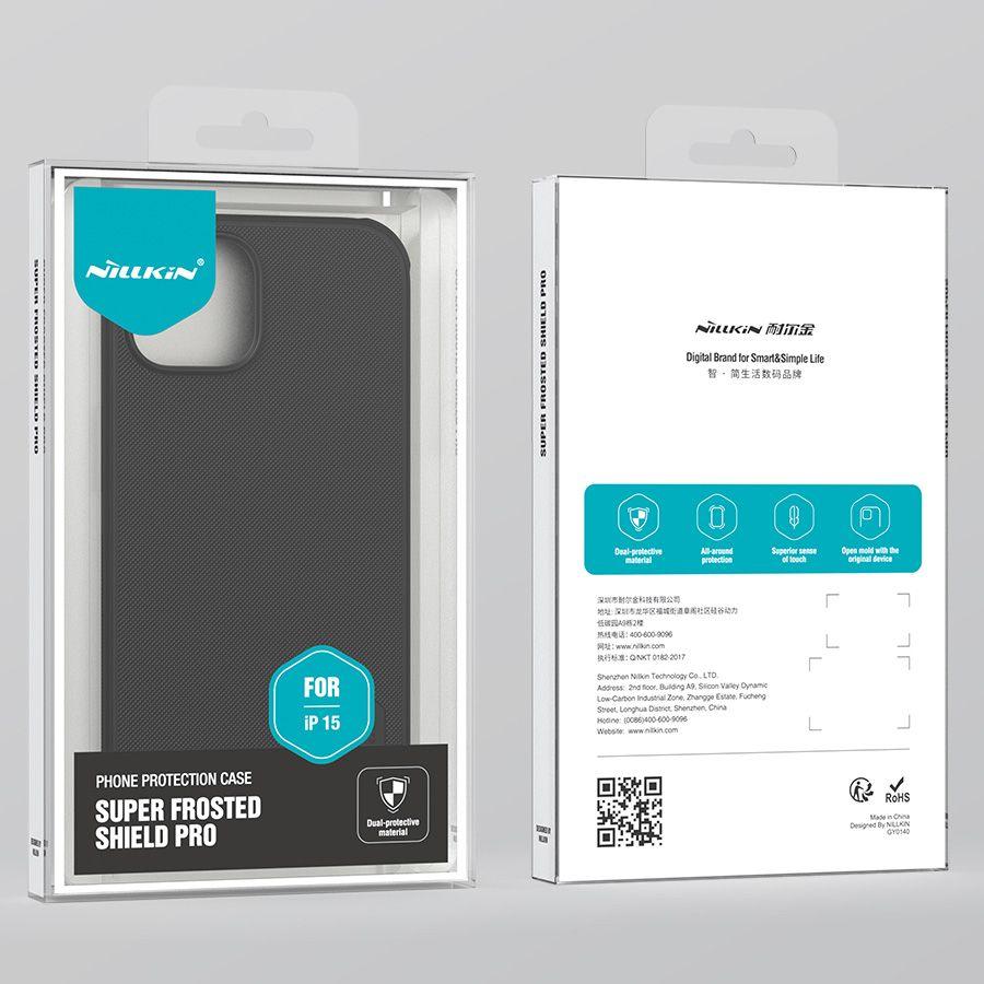 Thumbnail - Nillkin Super Frosted Shield Pro Series (Apple iPhone 15), Smartphone Hülle, Schwarz