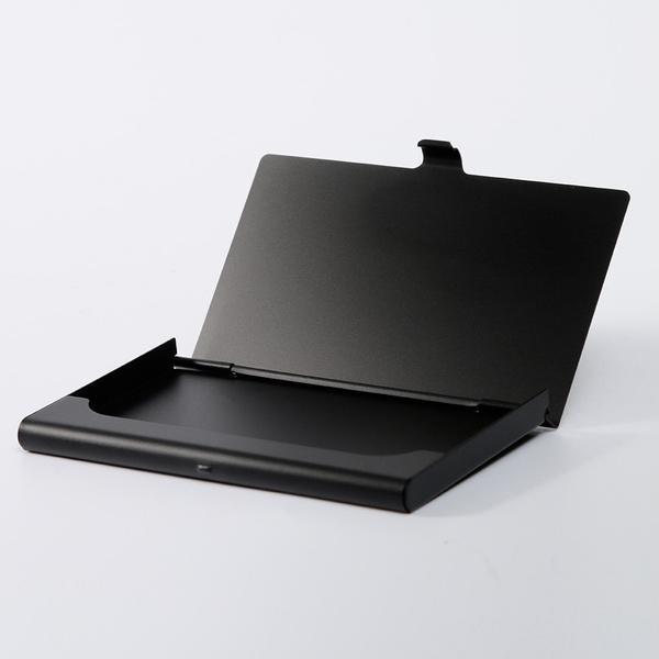 Produktbild Swala Visitenkartenetui Metall Schwarz Matt