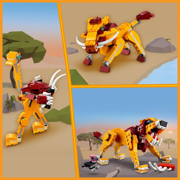 Produktbild LEGO Wilder Löwe (31112, LEGO Creator 3-in-1)