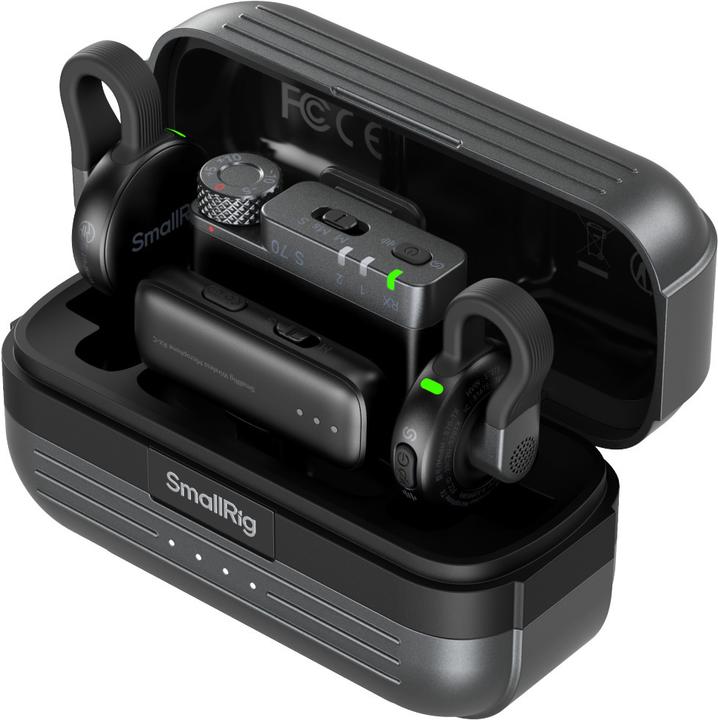 Actual product image SmallRig 5715 S70 Wireless Microphone with Multi-Device Compatibility (Black)