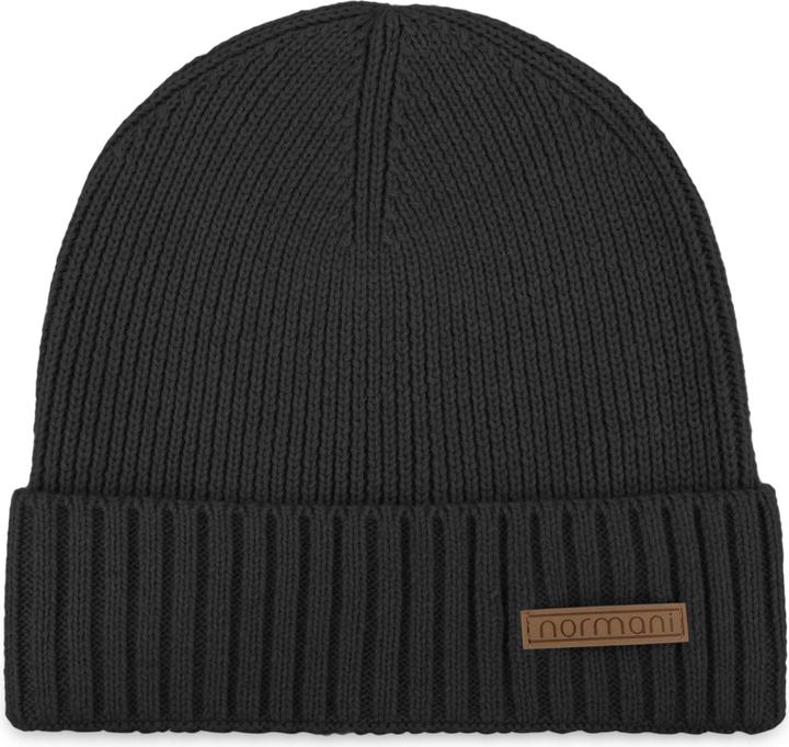 Actual product image Normani Winter set made of merino wool scarf and hat smooth Yuma - 9115