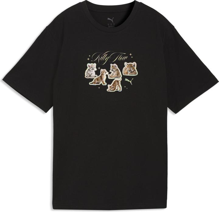 Puma GRAPHICS Kitty Sticker Relaxed Tee