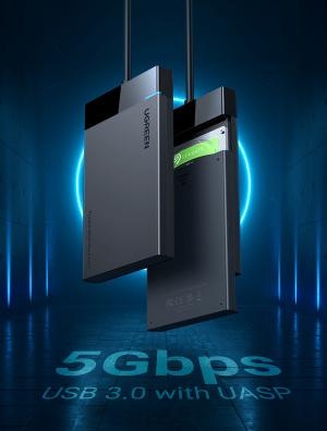 Actual product image Ugreen SATA SSD Enclosure (2.5")