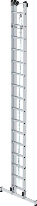 Produktbild Munk Sprossen-Seilzugleiter 2-teilig mit nivello-Traverse 2x16 Sprossen (Anlegeleiter, 834 cm)
