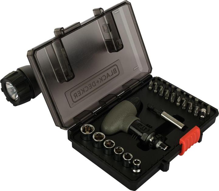 Produktbild Black & Decker 30tlg. SOSSet mit Sicherheitsweste