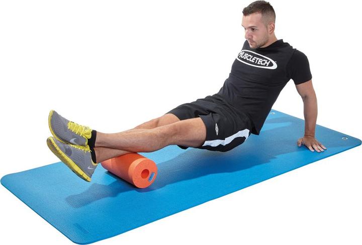 Immagine prodotto Kübler Sport Tappetino da palestra con occhielli, blu, 200 x 85 x 1 cm (10 mm)