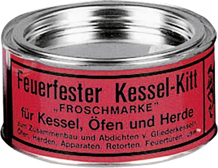 Actual product image Fermit Refractory boiler cement (0.50 kg, Black, 500 ml)