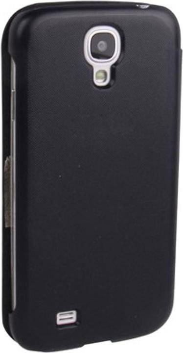 Produktbild König Design Handyhülle für Samsung Galaxy S4 Schutztasche Wallet Cover 360 Case Etui Schwarz (Samsung Galaxy S4)