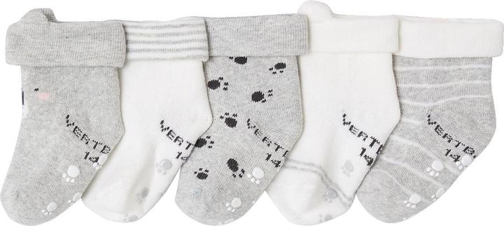 Image du produit Vertbaudet Lot de 5 chaussettes bébé à motif koala antidérapantes (Pack de 5, 17)