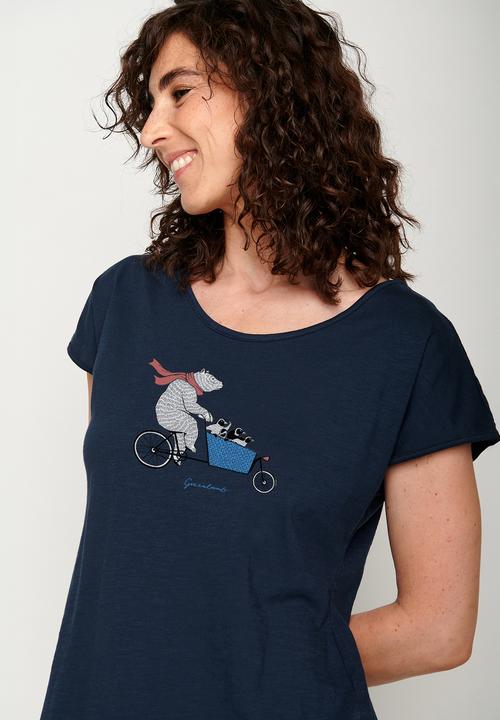 Actual product image Greenbomb T-Shirt Bike Cargo Family (XXL)