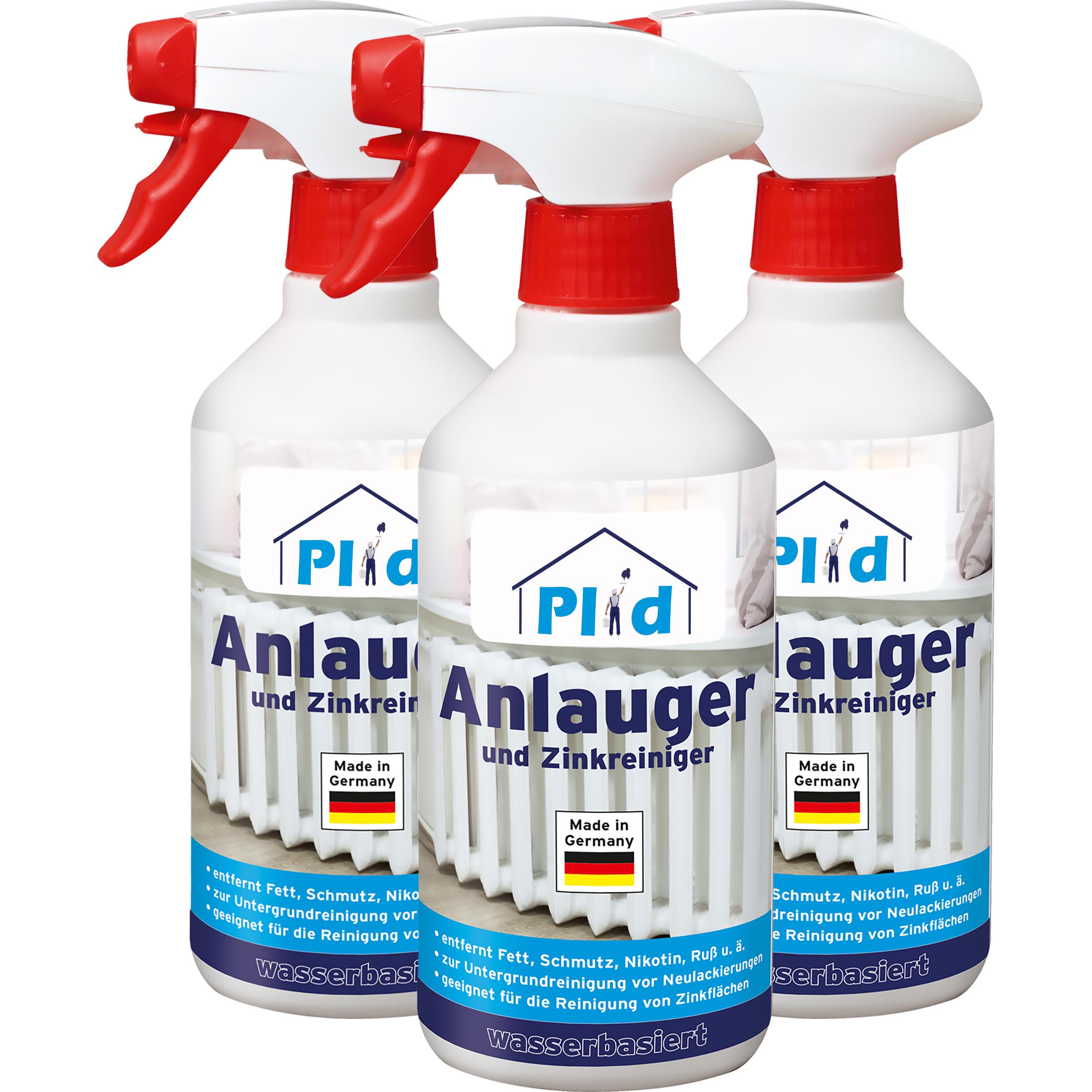 Plid Anlauger Entfetter 1,5L / löst Fett Schmutz Nikotin schafft griffige Untergründe, Reinigungsmittel, Transparent