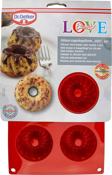 Produktbild Dr. Oetker Muffin-Gugelhupfform 6er Cups (17.50 cm)