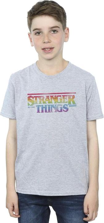 Image du produit Netflix - T-shirt STRANGER THINGS RAINBOW DOT LOGO - Garçon (152, 158)