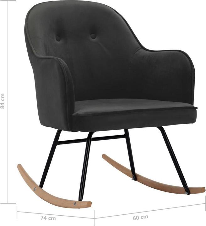 Image du produit vidaXL Schaukelstuhl