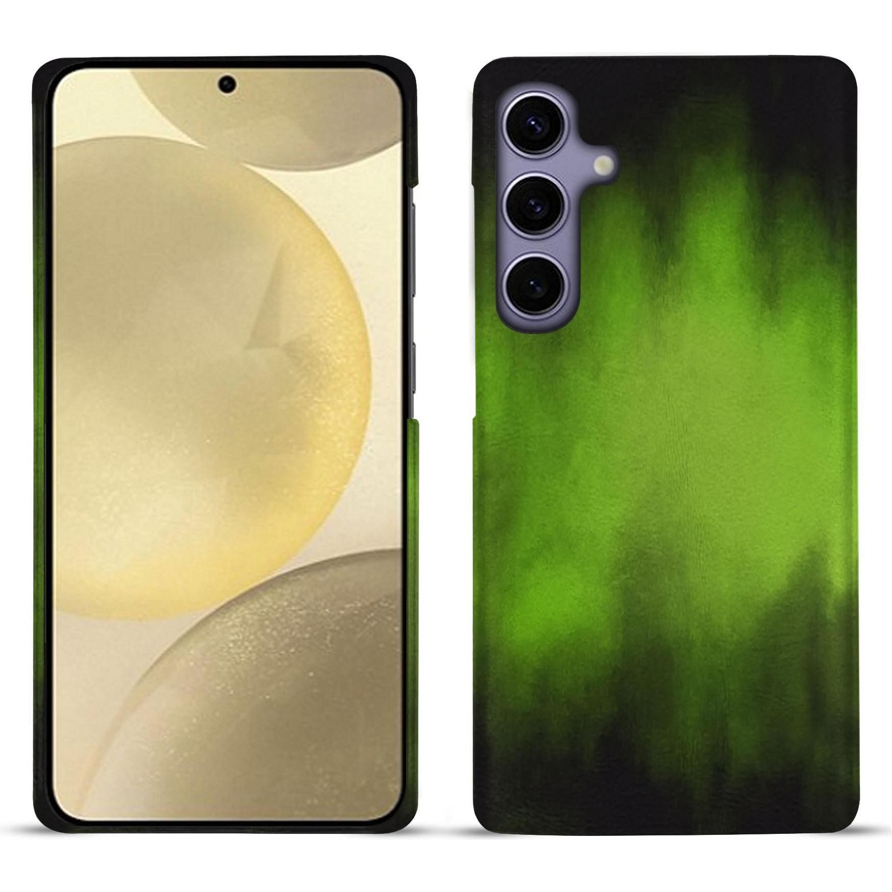 Noreve Lederschutzhülle (Samsung Galaxy S23+, Samsung Galaxy S24+), Smartphone Hülle, Grün