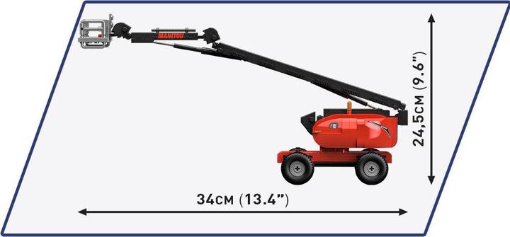 Actual product image Cobi 1683 - 347 PCS Manitou 280TJ (Mobile elevating work platform)