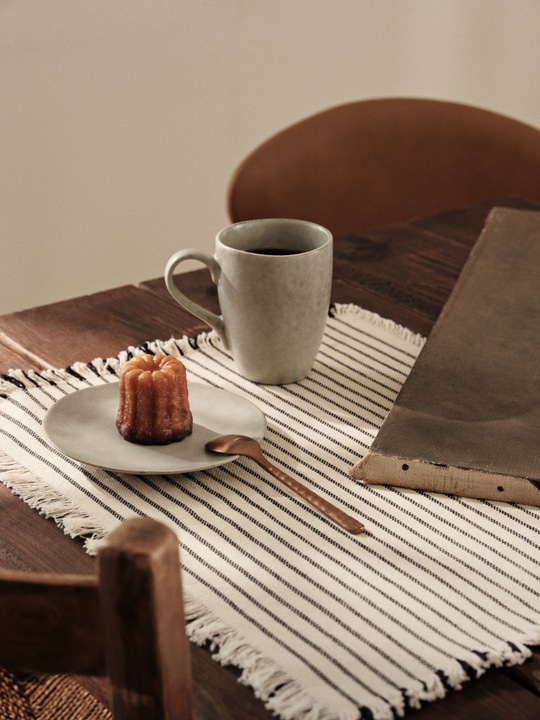Actual product image Broste Copenhagen NORDIC MARSH crockery set for lunch for two 6 pcs (6 Piece)