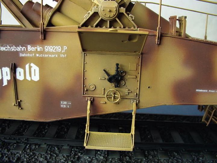 Produktbild Trumpeter Eisenbahngeschütz Leopold 280mm K5 (E)