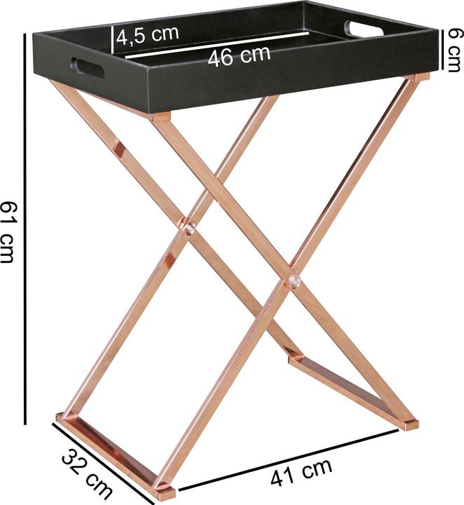 Actual product image Wohnling Tv Tray (48 x 61 x 34 cm)