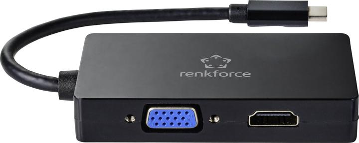 Produktbild Renkforce TV, Monitor Adapter (DVI, HDMI, USB Typ-C, VGA)