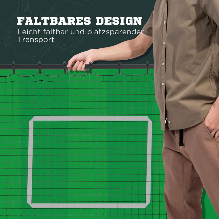Produktbild Homcom Fussball Rebounder mit 4 verstellbaren Stufen