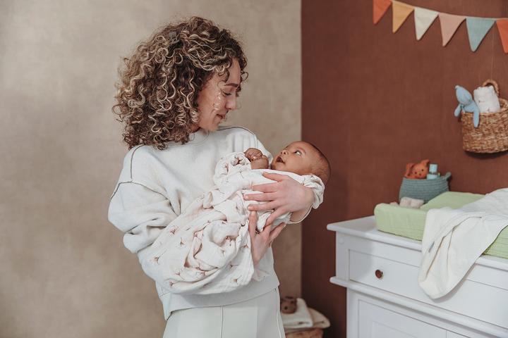 Actual product image Meyco Pre-washed muslin swaddles (120 cm, 120 cm)