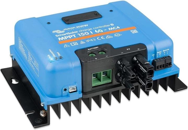 Immagine prodotto Victron Energy SmartSolar MPPT MC4 150V 60 amp 12/24/36/48-Volt Zonnelaadregelaar (Bluetooth)