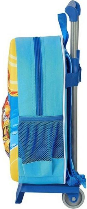 Image du produit Superthings Sac à dos scolaire 3D à roulettes bleu clair (10 l)