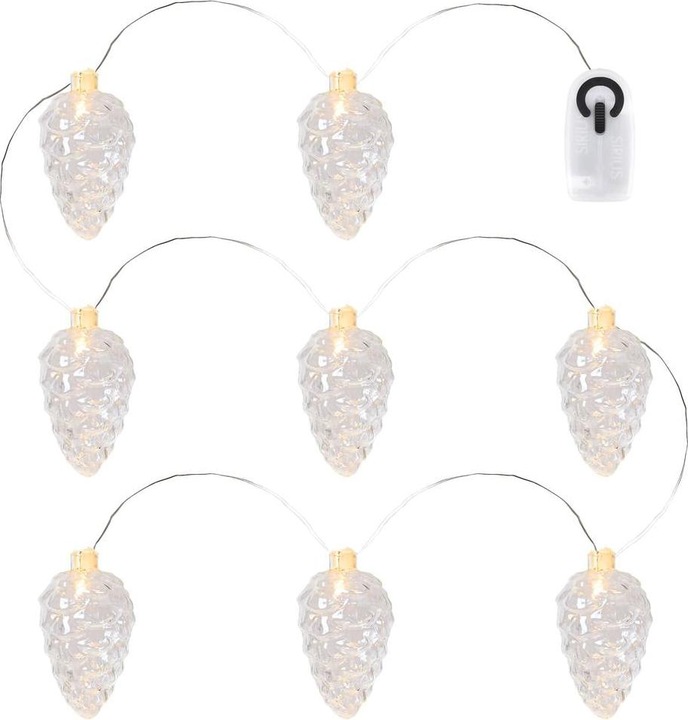 Image du produit Sirius Guirlande lumineuse LED Celina Pomme de pin, Transparent, 8 LED (1.90 m)