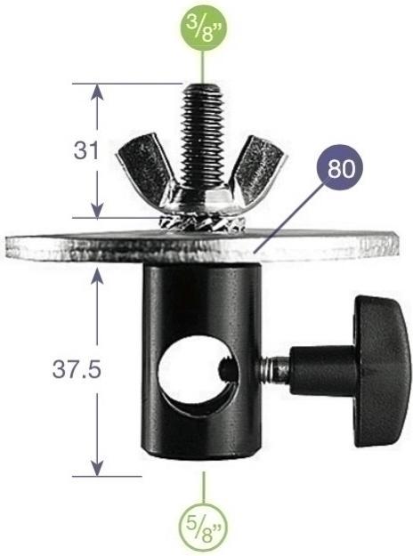 Produktbild Manfrotto 179 Adapterhülse (Stativadapter)