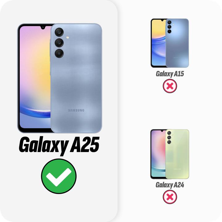 Produktbild Cazy Robuste Strukturhülle für Samsung Galaxy A25, TPU und PC Material, Rutschfeste Textur - (Samsung Galaxy A25)