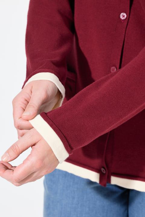 Immagine prodotto Ulla Popken Strickjacke, V-Ausschnitt, Langarm (58)