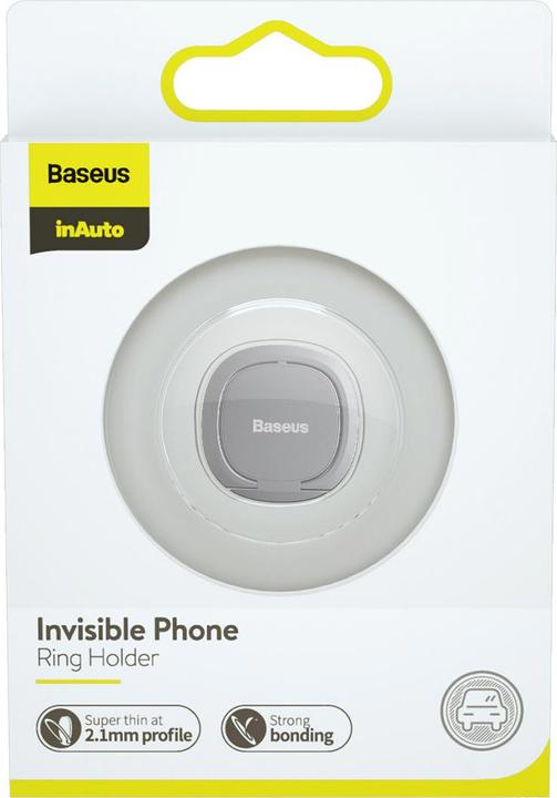 Actual product image Baseus Invisible phone ring holder Silver