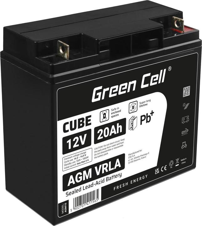 Produktbild GreenCell AGM10 (12 V, 20 Ah)